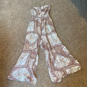 Women’s smocked top jumpsuit